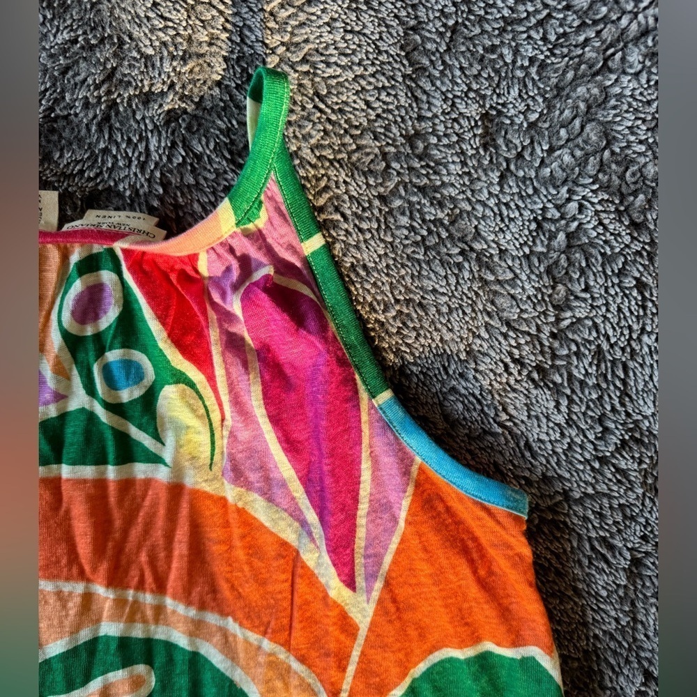 CHRISTIAN SIRIANO Women’s Colorful Abstract Tank Top - Picture 8 of 15
